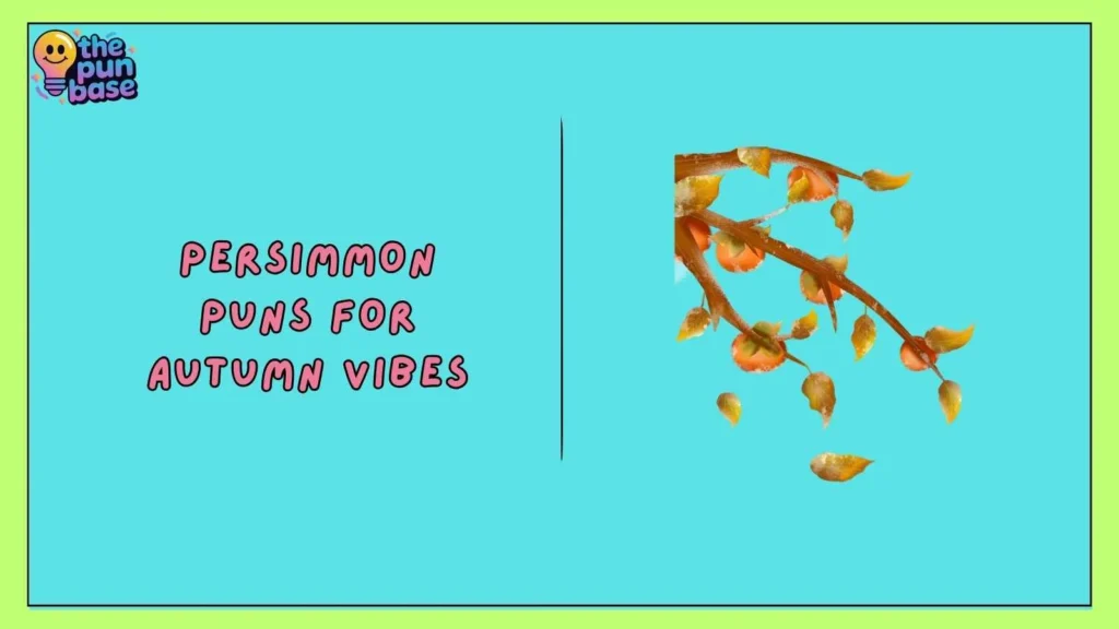 Persimmon Puns for Autumn Vibes