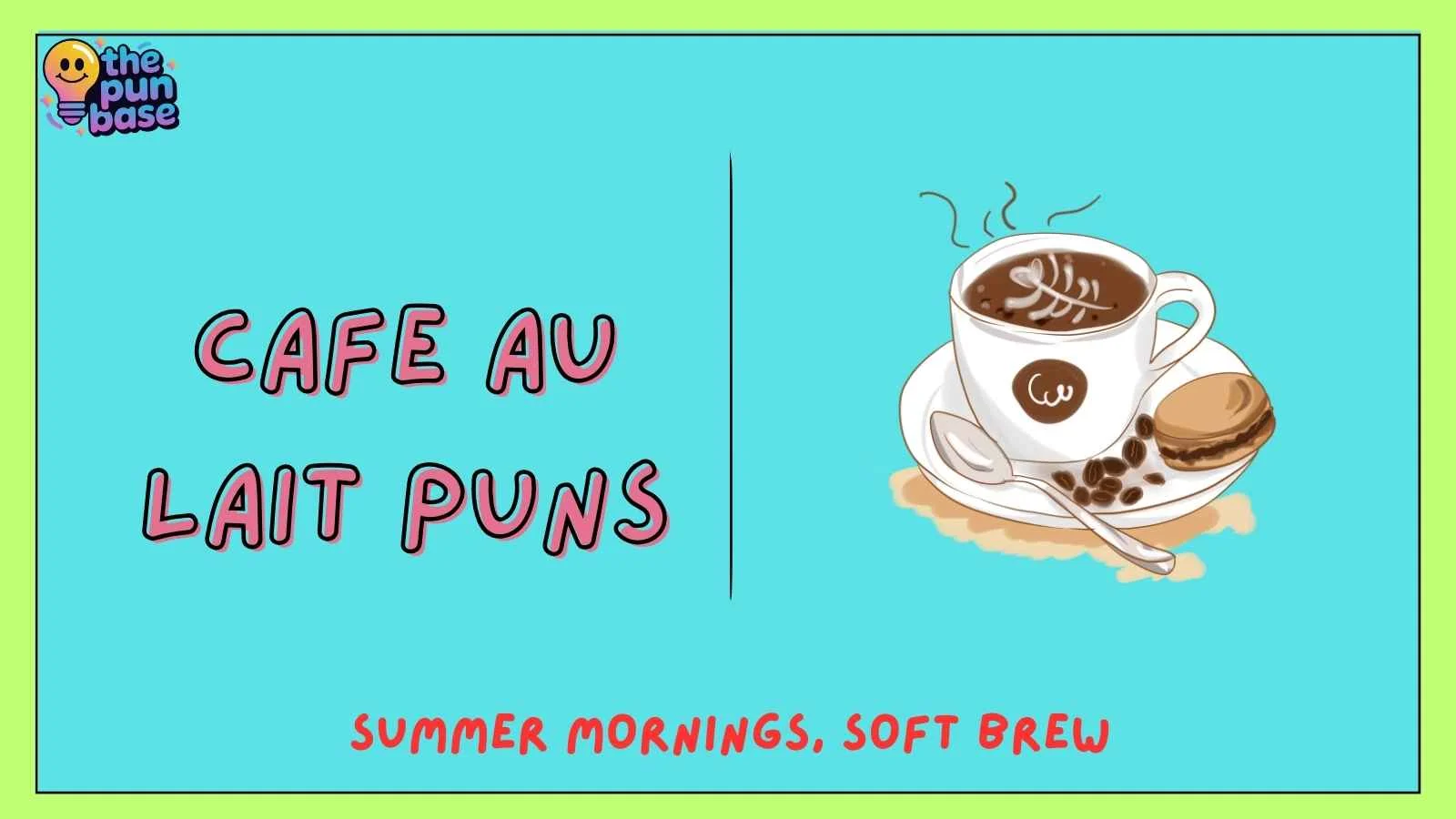 Cafe au Lait Puns
