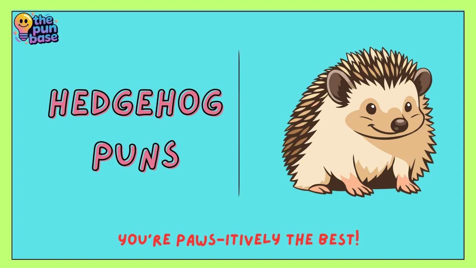 Hedgehog Puns
