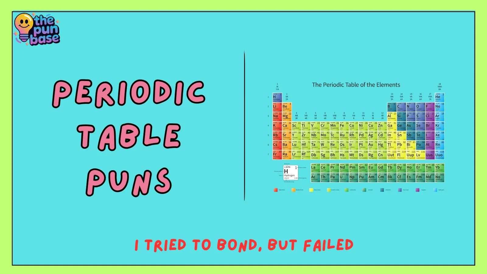 periodic table puns